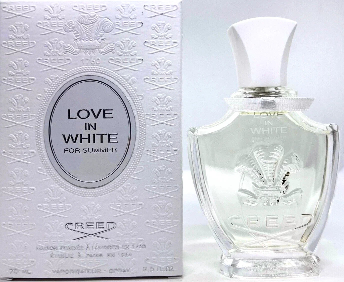 Creed Love In White for Summer Eau de Parfum Spray for Women 2.5 oz / 75ml New